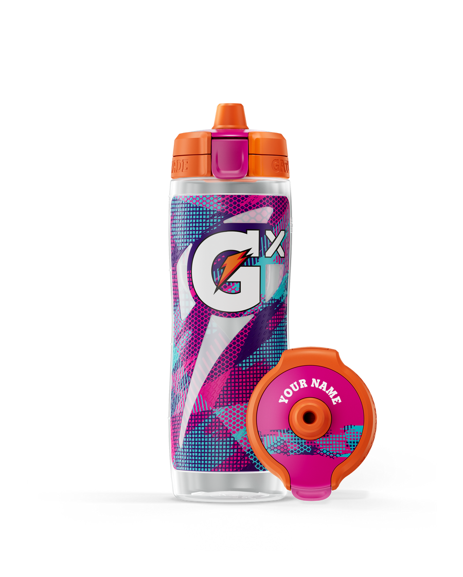 Gx Patterned Water Bottle - Clear E9