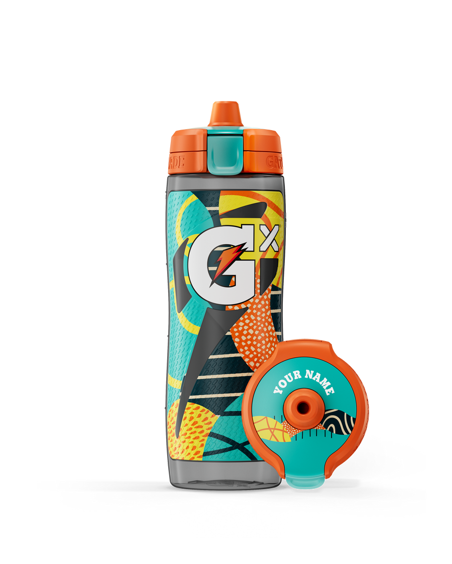 Gx Patterned Water Bottle - Shadow A6